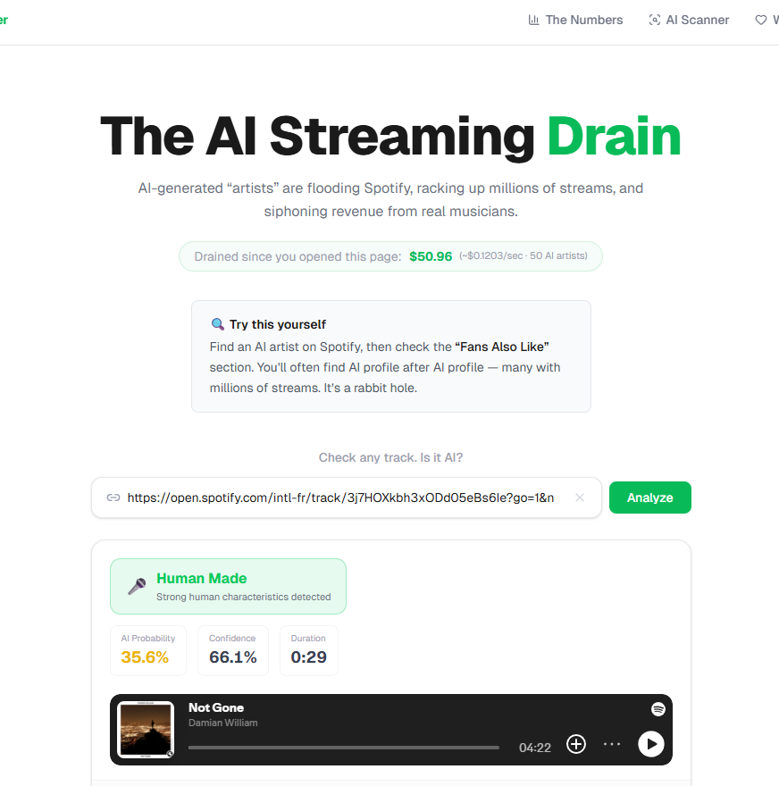 AI scanner proof 2 — Damian William