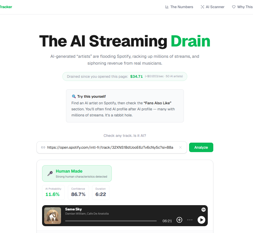 AI scanner proof 5 — Damian William